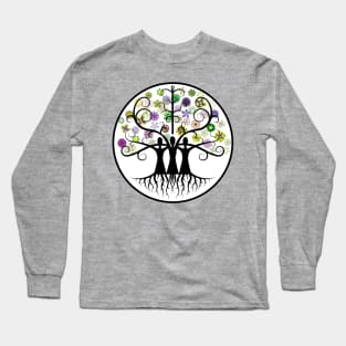 Three Sisters Tree Of Life Long Sleeve T-Shirt